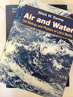 Air and Water, by Mark Denny, superimposed on Intermediate Physics for Medicine and Biology.