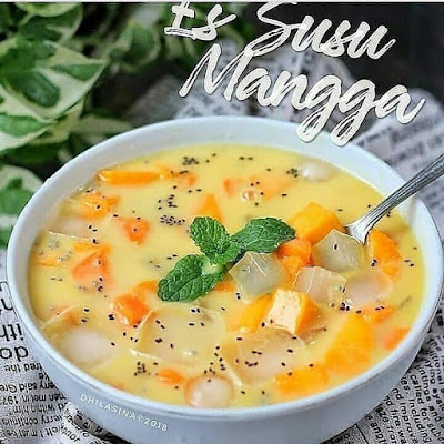 Resep Minuman - Es Susu Mangga