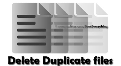 Delete duplicate files easily