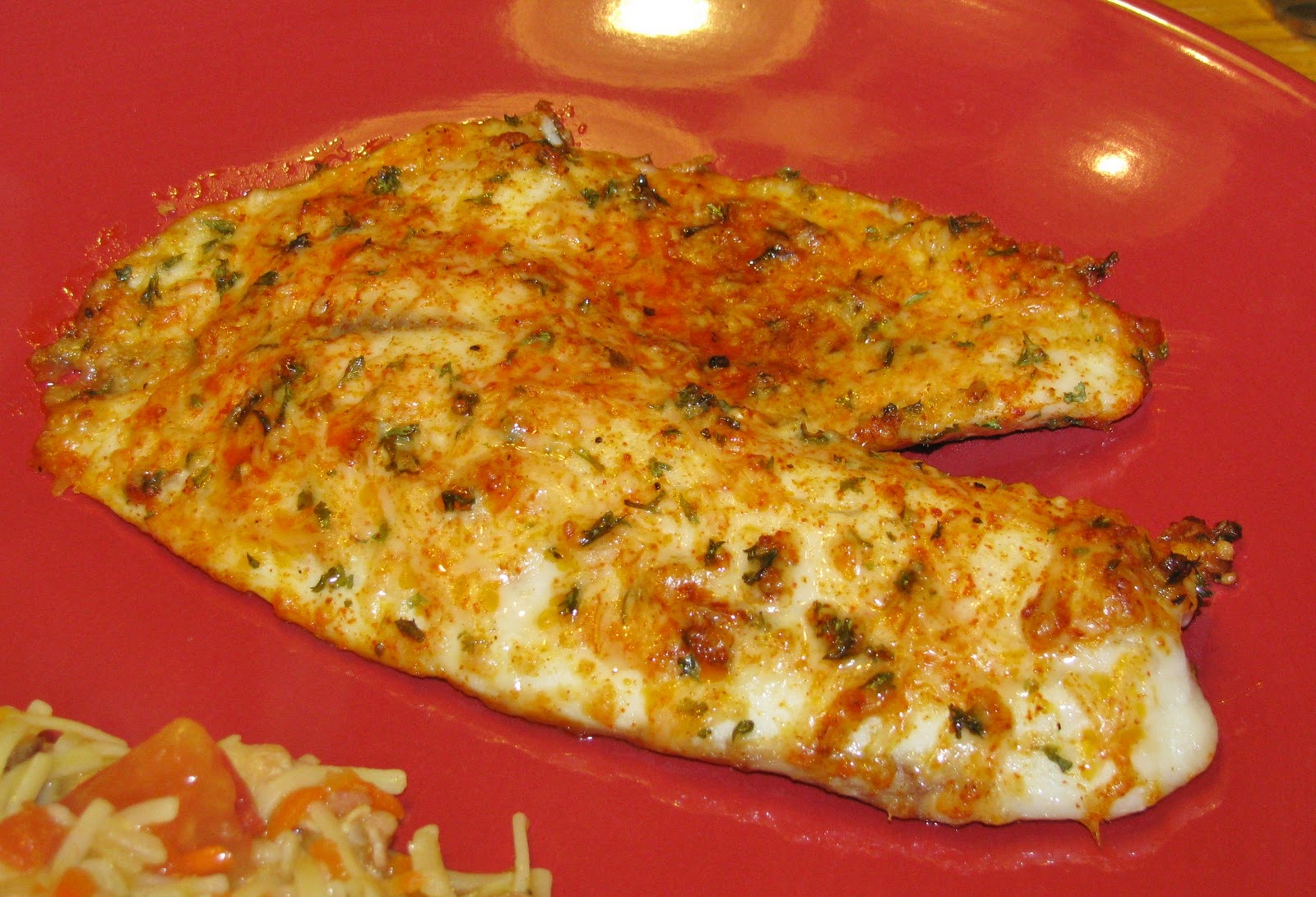 baked parmesan tilapia