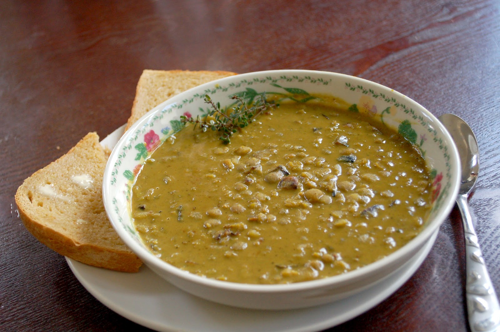 Coconut and Green Lentil Soup lightinleaves