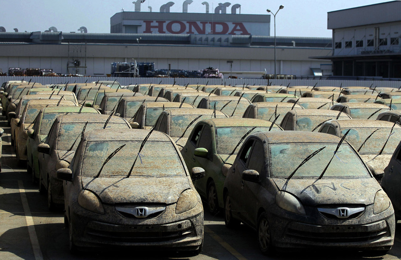 Honda plant thailand flood #6