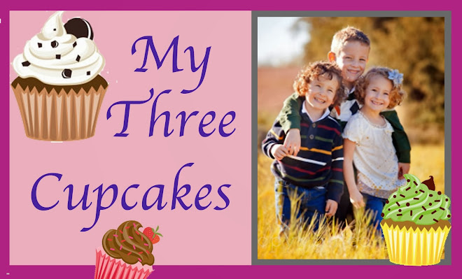 My 3 Cupcakes: Harmon, Rachel & Callum