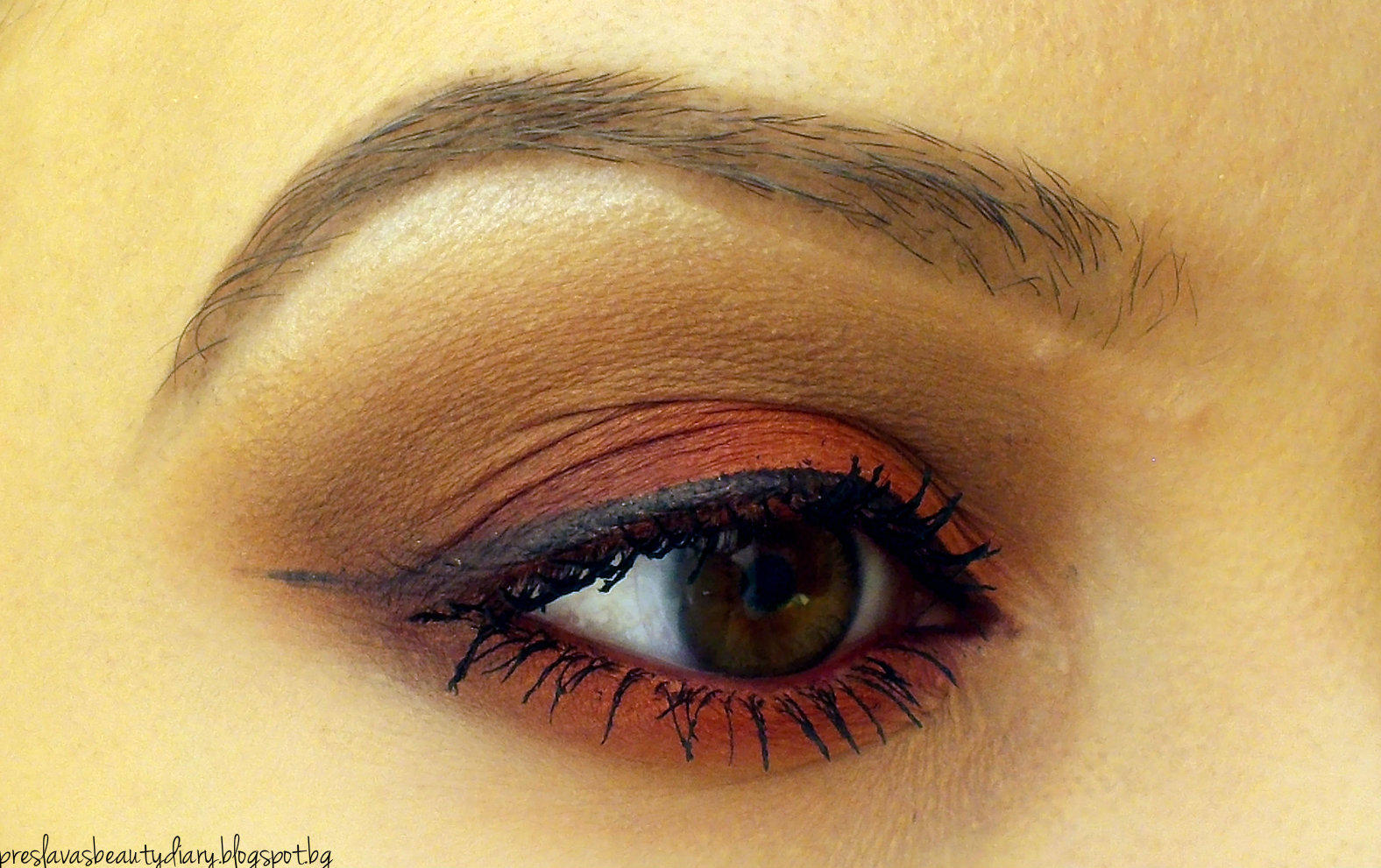 Preslava's Beauty Diary MOTD Birthday Look 4 Soft Copper Smokey