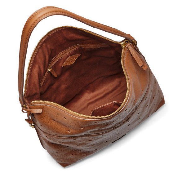 usa boutique fossil hobo caramel brown dot usa boutique fossil hobo caramel brown dot