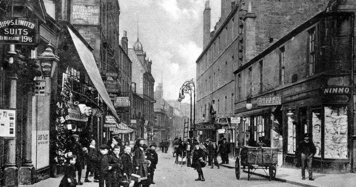 Tour Scotland Old Photograph The Kirkgate Leith Edinburgh Scotland