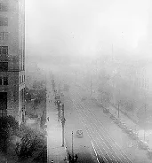 nor de smog in Los Angeles, 1943