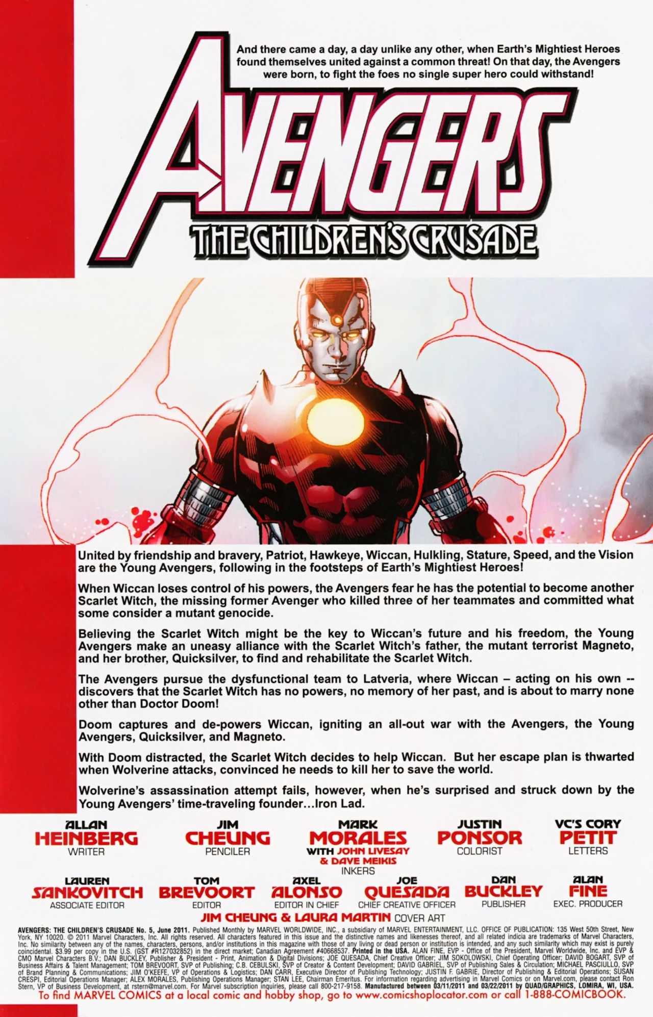Read online Avengers: The Children's Crusade comic -  Issue #5 - 3
