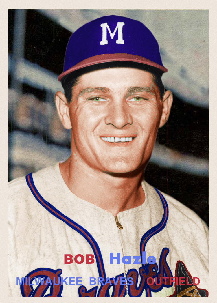 Bob Lemke's Blog Fourth Bob Hazle custom done in 1957 format