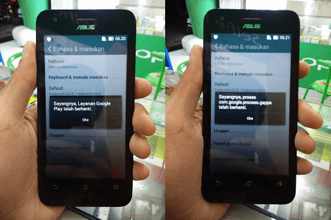 Sayangnya, proses com.google.process.gapps telah berhenti Sayangnya, proses com.google.process.gapps telah berhenti