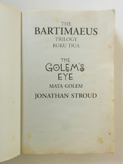 The Bartimaeus Trilogy: The Golem's Eye
