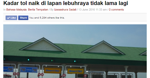 Tol Gombak Ke Kuantan / 'Jeng doh Tol Gombok...' Harian Metro Video