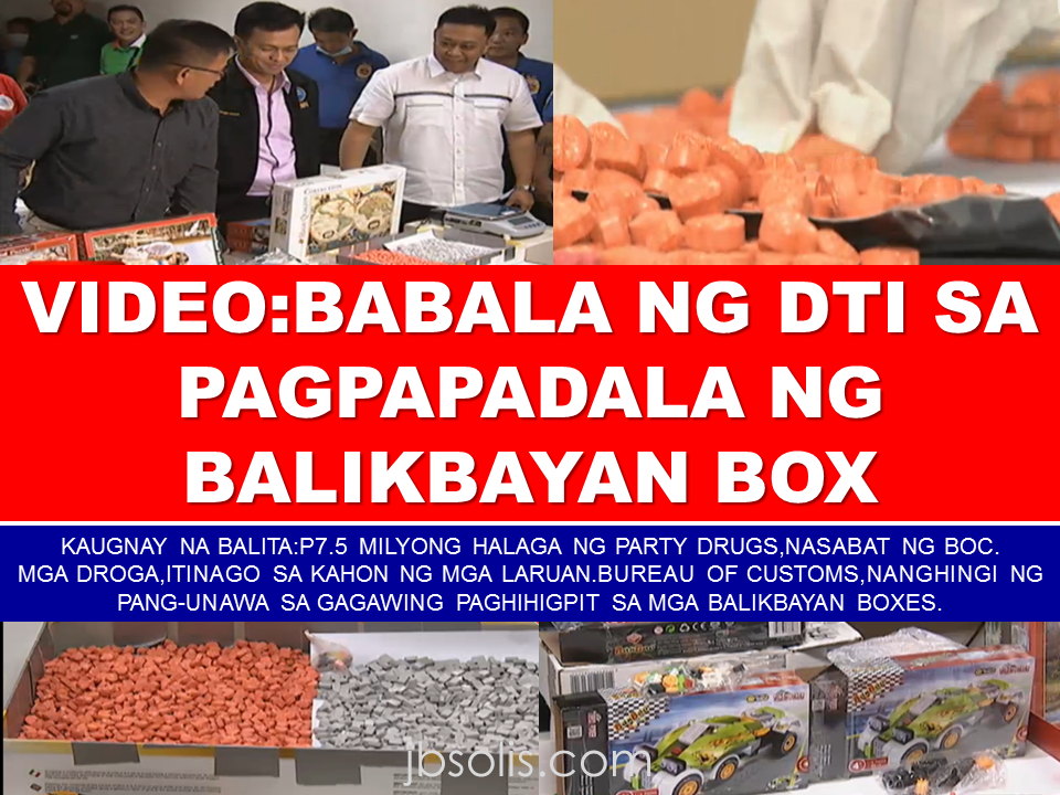 VIDEO DTI REMINDER WHEN SENDING BALIKBAYAN BOXES TO THE PHILIPPINES