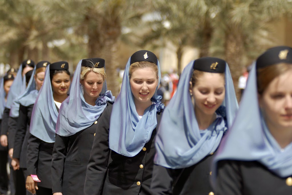 The Airline Gulf Air World stewardess Crews