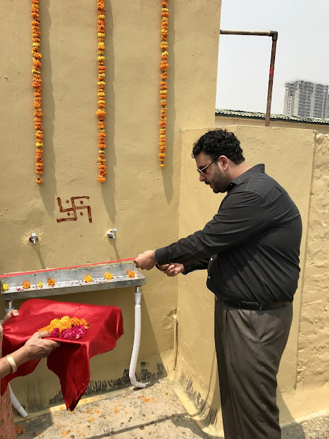 Avneesh Sood of Eros Group inaugurates the first public drinking water RO system in Greater Noida West Avneesh Sood of Eros Group inaugurates the first public drinking water RO system in Greater Noida West