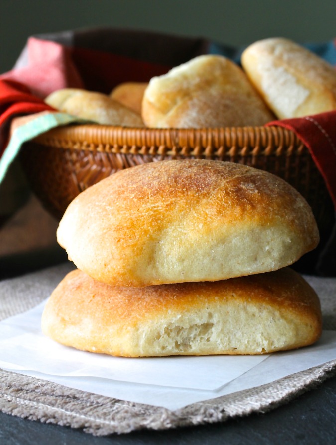 These Chewy Italian Dinner Rolls are like mini ciabattas... airy, crunchy, and perfect for soaking up sauces.