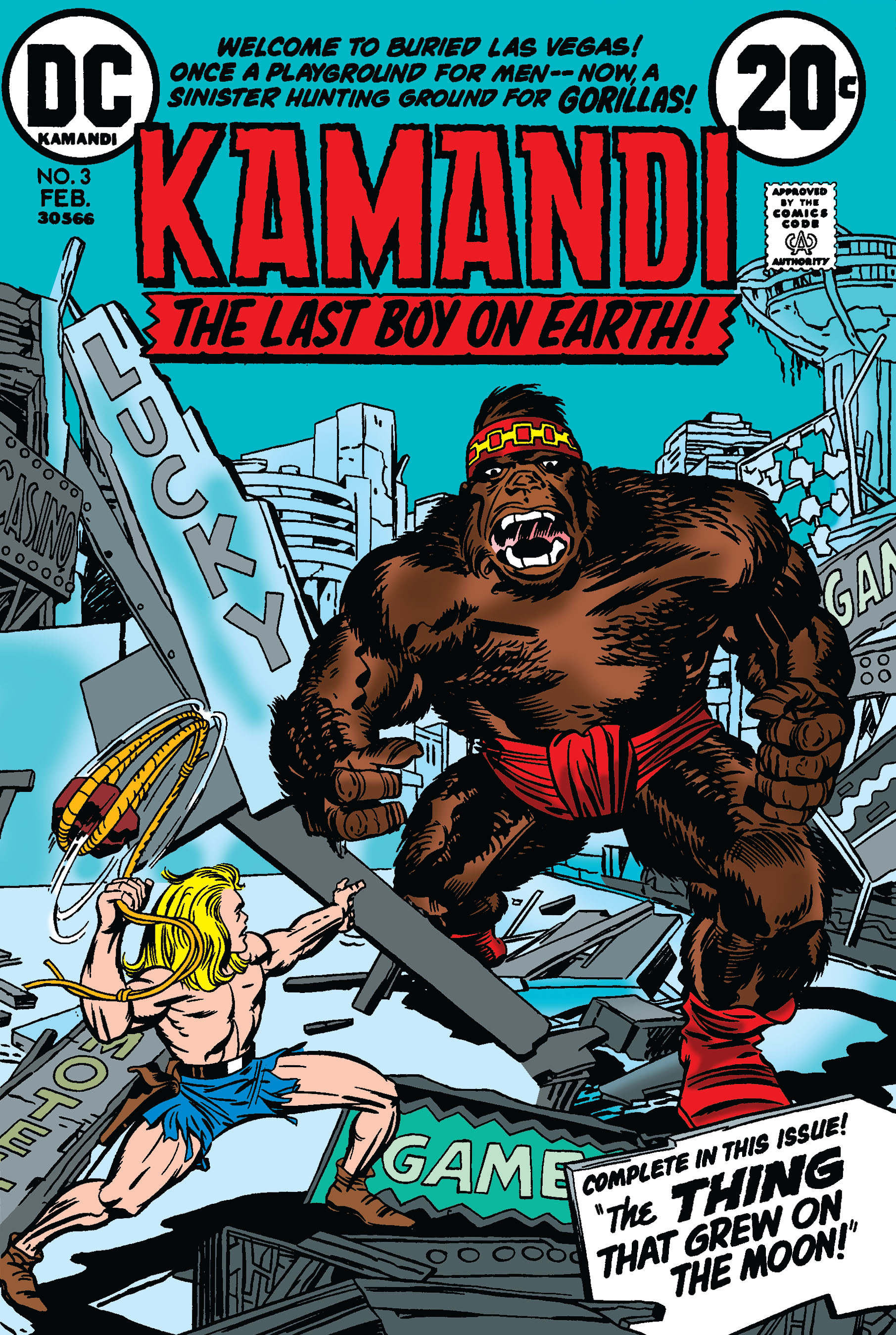 Read online Kamandi, The Last Boy On Earth comic -  Issue #3 - 1