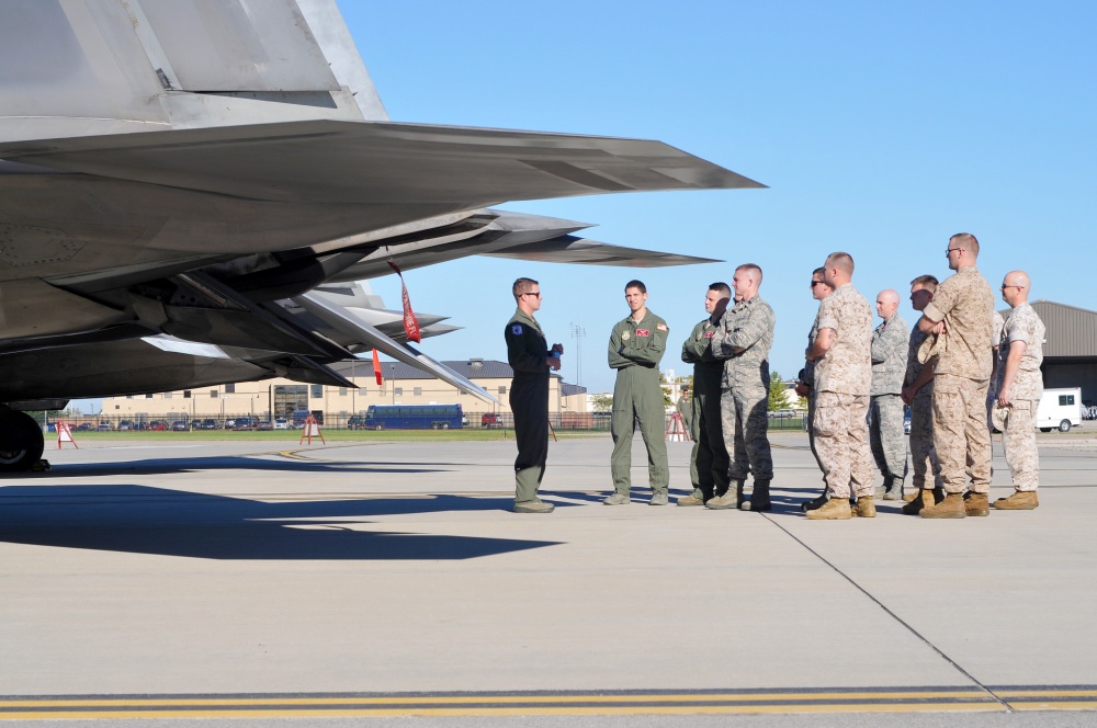 MEC&F Expert Engineers F22 Raptors from Langley Air Force Base, Virginia, evacuated at the