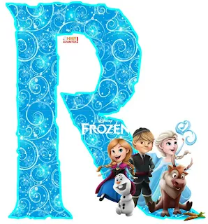 Alfabeto de Frozen con los Personajes. 