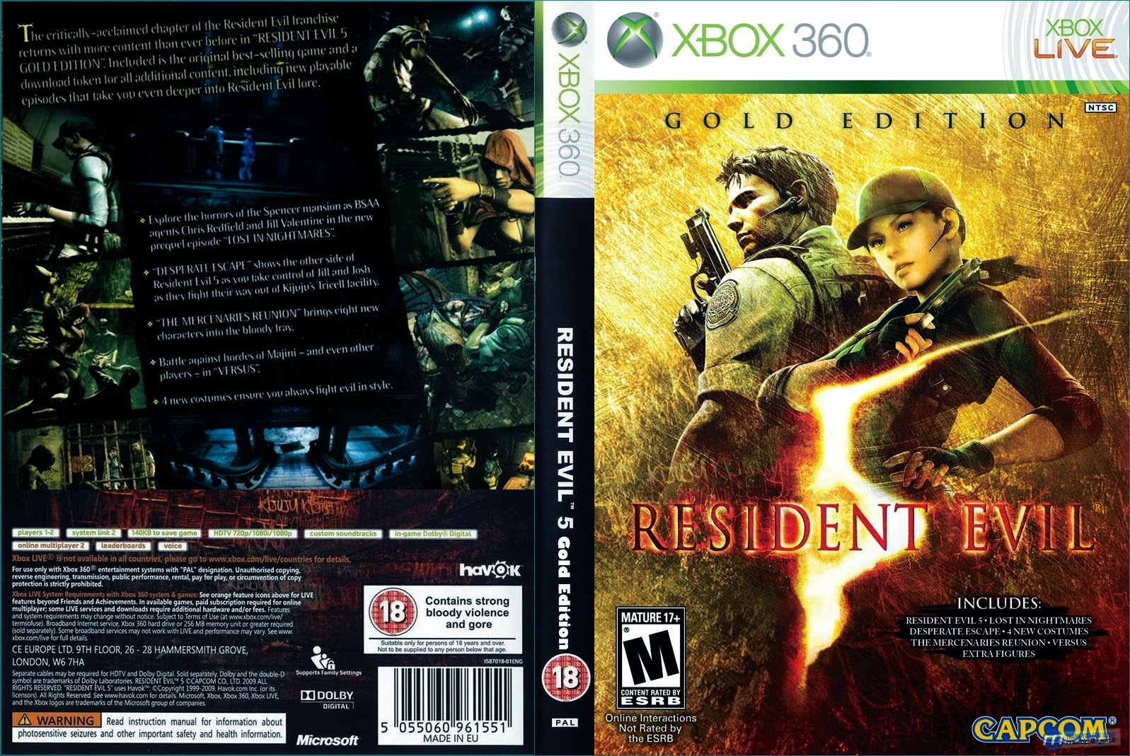 Resident Evil 5 Xbox 360 Downgames resident-evil-5-xbox-360-downgames