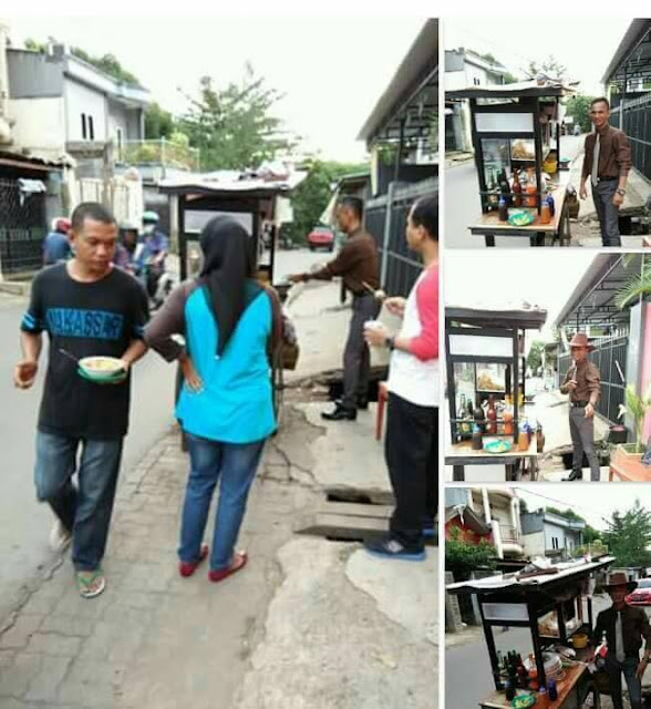 8 Gaya Tukang Bakso Perlente dari Makassar, Stylish Abis!