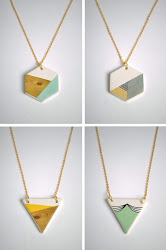 geometric jewellery jewelry necklace shapes hambledon laser accessories necklaces silver jewelery trend pendants studs triangle street too sweet handmade