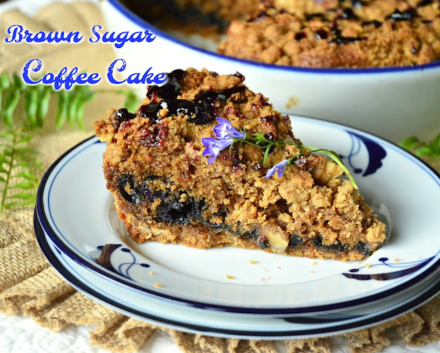"This brown sugar coffee cake has a pie crust like bottom, a tender cakey interior filled with fruit or chocolate, and a crumbly, nutty streusel topping." www.thisishowicook.com