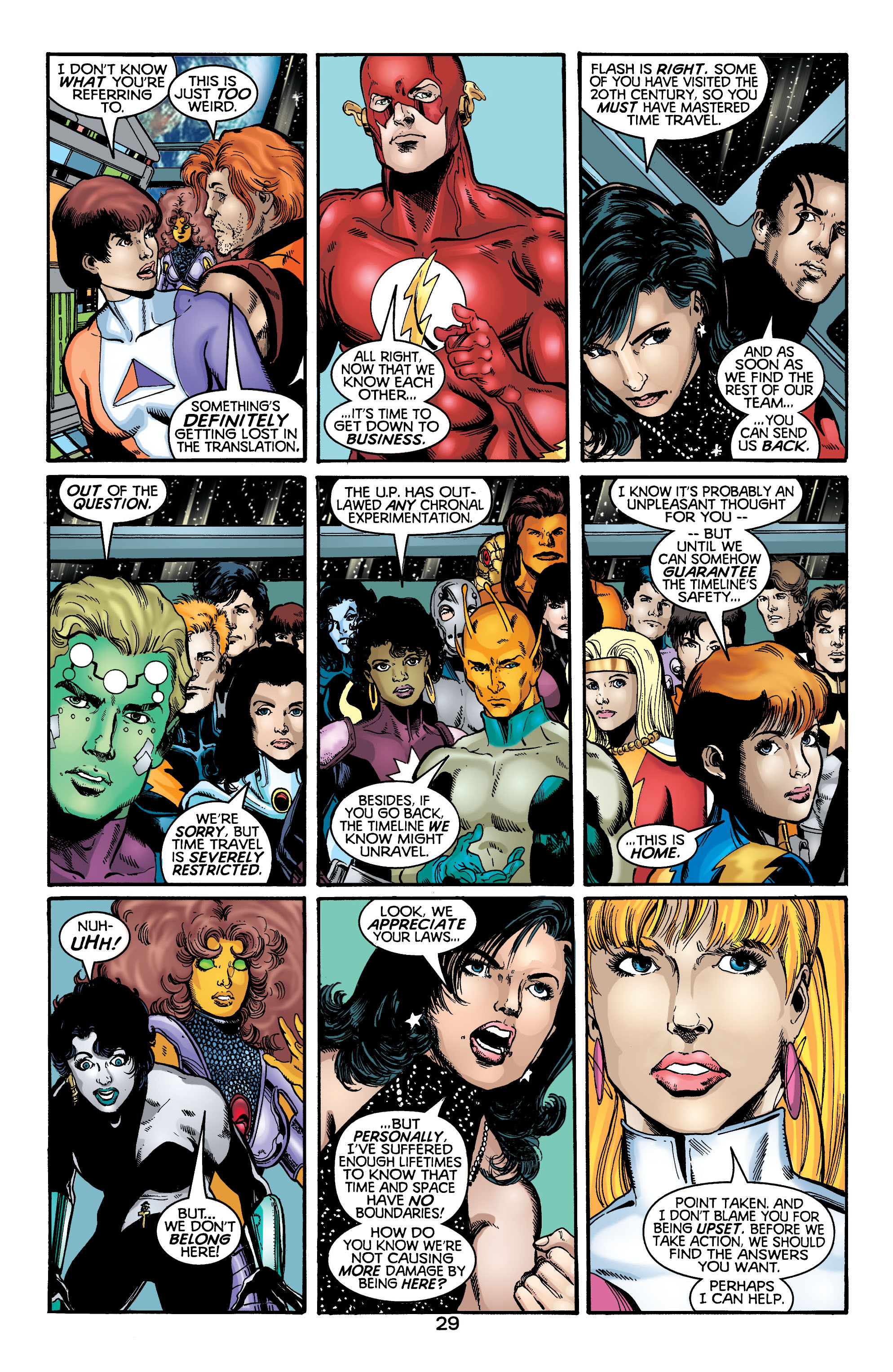 Read online Titans/Legion of Super-Heroes: Universe Ablaze comic -  Issue #1 - 30