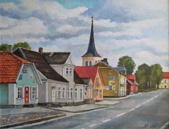 Эстонский художник. Andres Pleesi