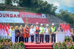 Jokowi Resmikan Pembangunan Bendungan Gondang di Karanganyar