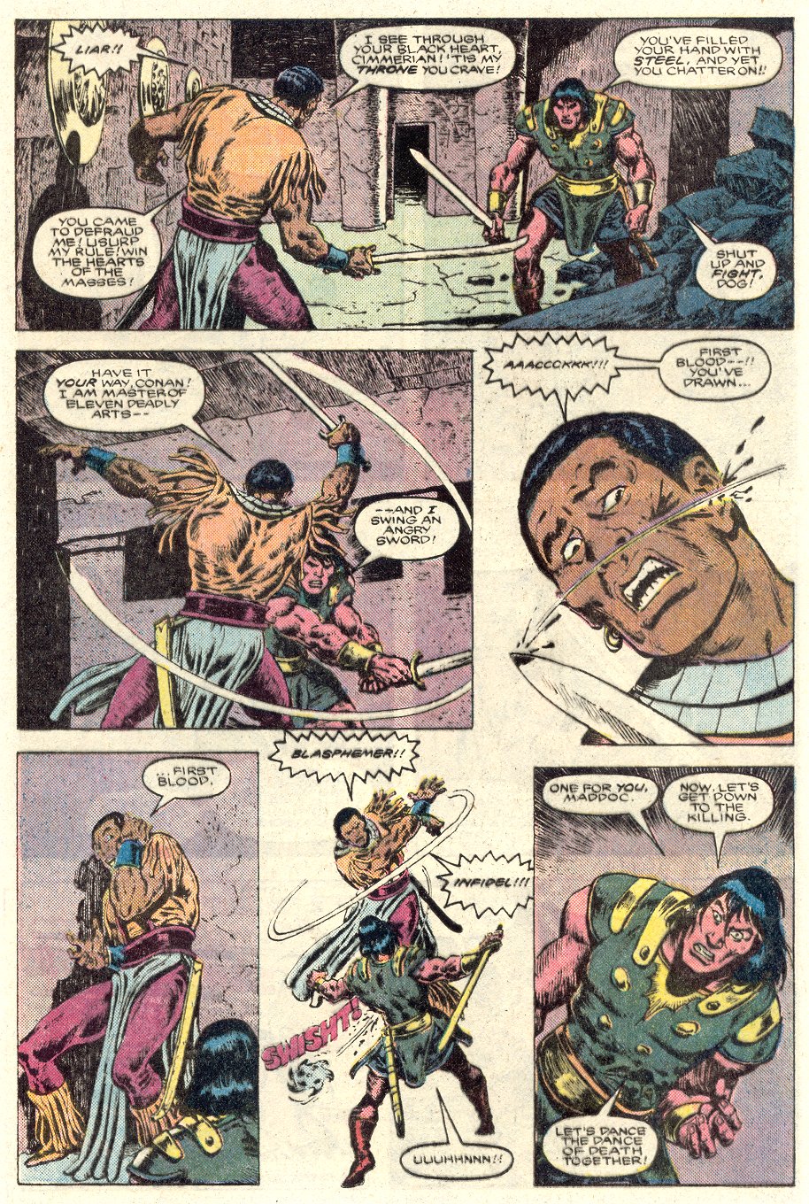 Read online Conan the Barbarian (1970) comic -  Issue #184 - 16