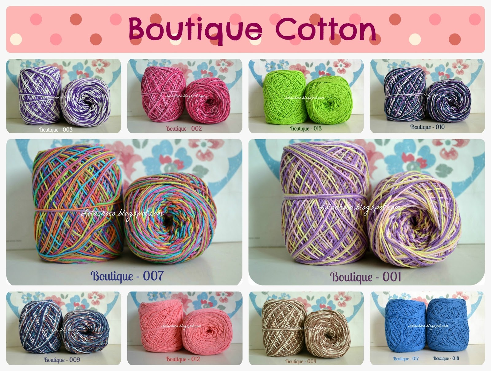 Yarn Party New Yarns in store Crochet & Knit Yarn Malaysia Cotton