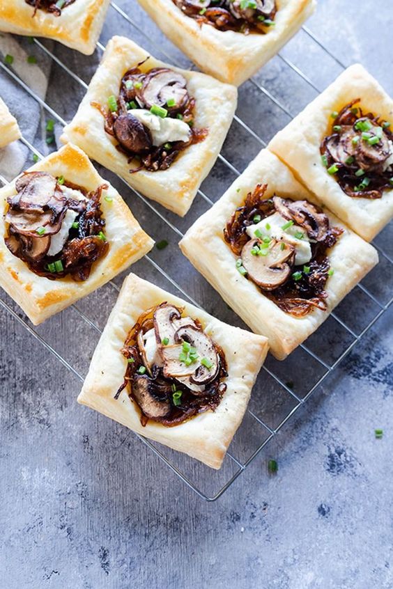 Mushroom Tart with Goat Cheese and Onion The Country Cook Easy Recipes