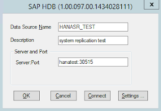 [HANA System Replication] end-to-end Client Reconnect