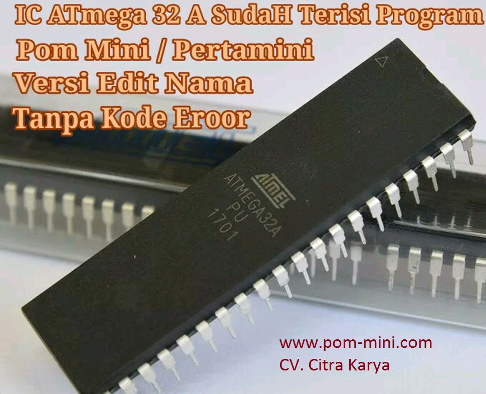 IC Program Pom Mini CPU Pertamini Digital - Pom Mini Mesin Pertamini