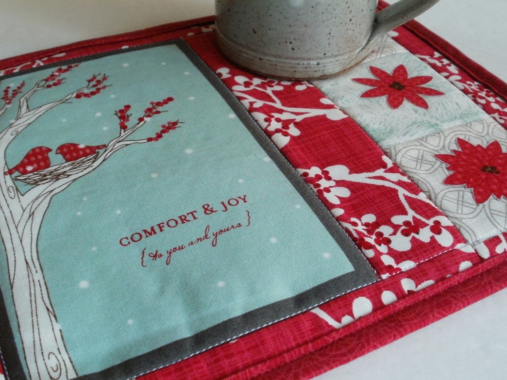 Amy Made That!by eamylove Comfort and Joy Mug Rug