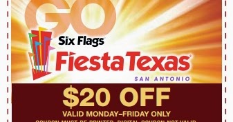 What To Do In San Antonio: Fiesta Texas Coupons 2014: Save $20 Off Admission