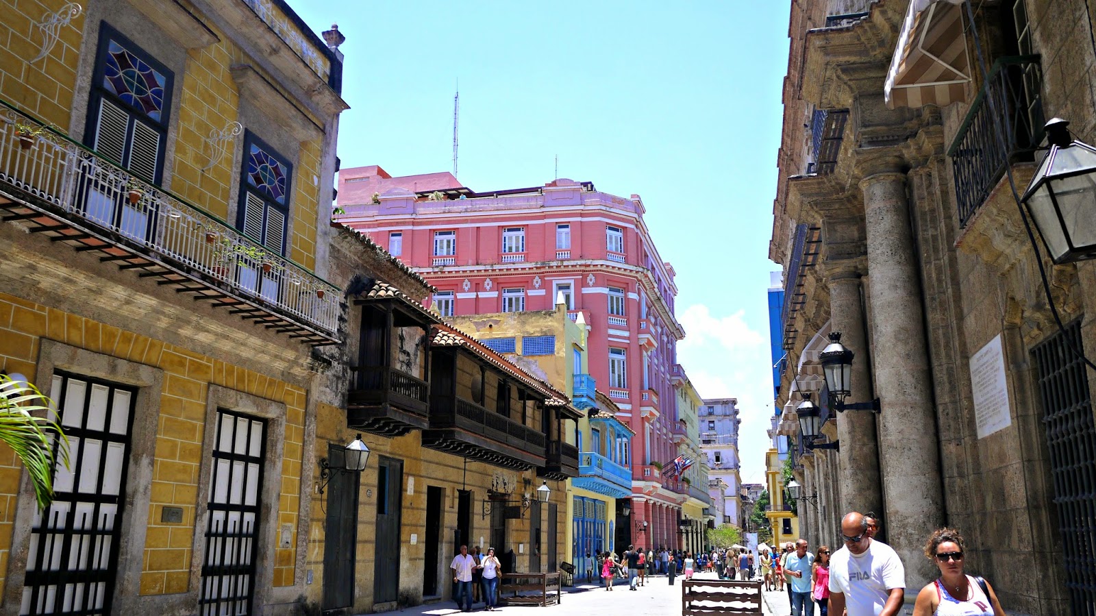 Obispo street in Havana, Cuba