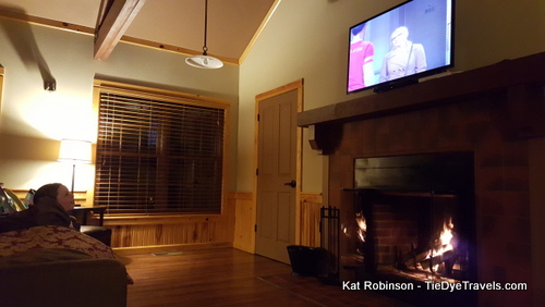 Relax In Front Of A Roaring Fire At Lake Fort Smith State Park In