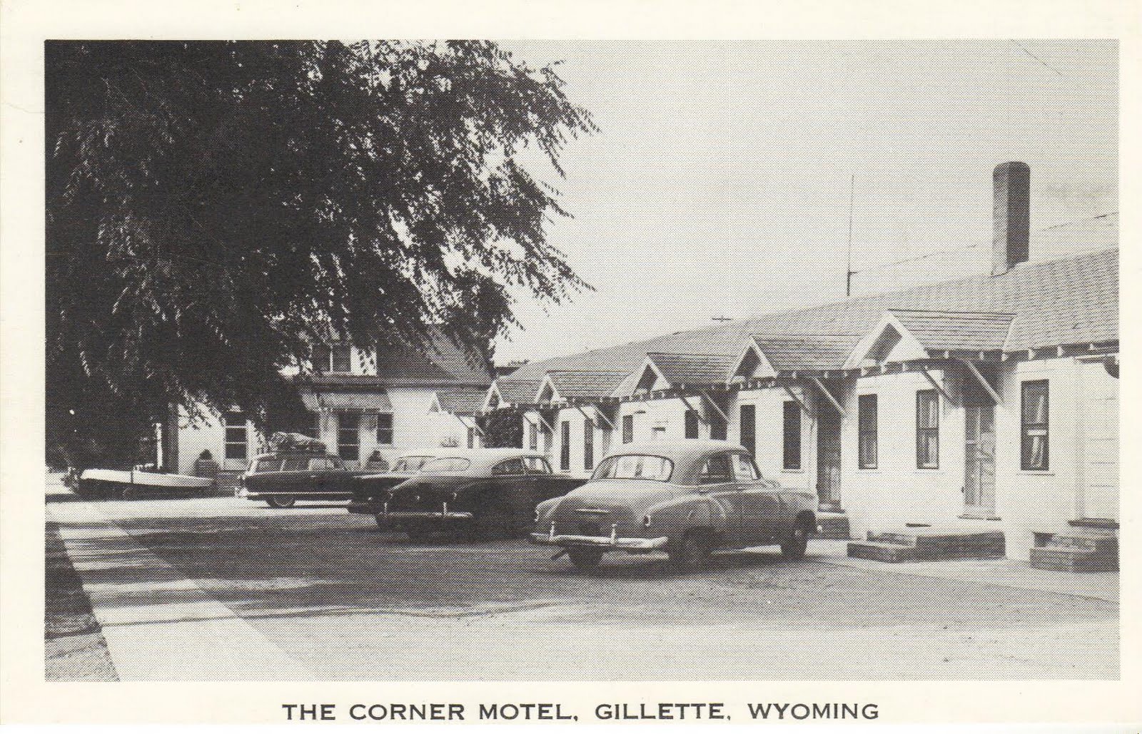 POSTCARDS FROM THE PAST GILLETTE, WYOMING The Corner Motel