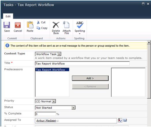 Ankur Madaan: SharePoint 2010 Workflow using Visual Studio 2010