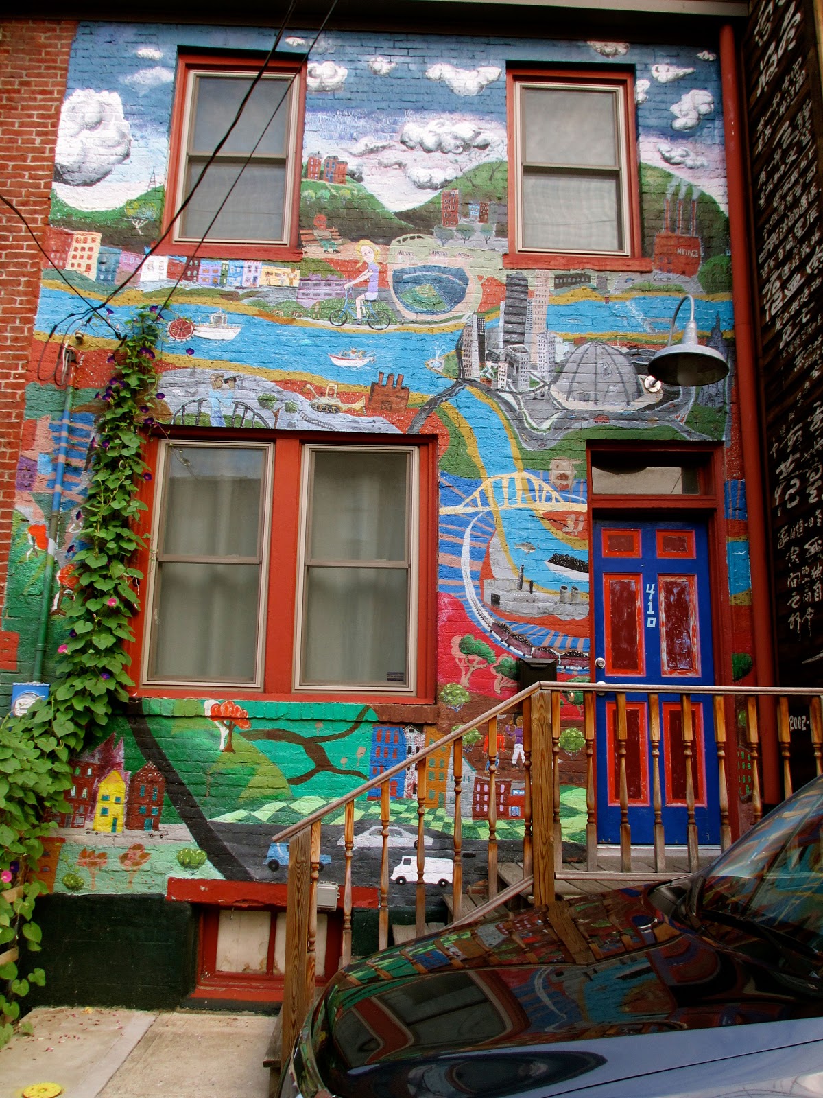 Pittsburgh Murals and Public Art The Tom Museum Mural by Tom Sarver