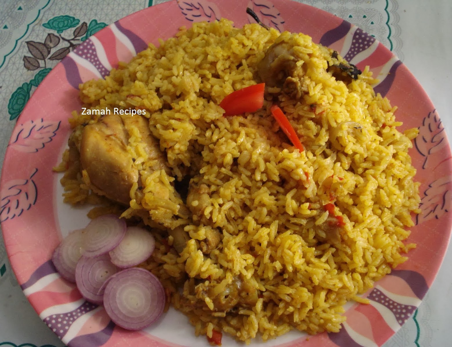 How to Make Chicken Biryani Andhra Style Recipe Zamah Recipes