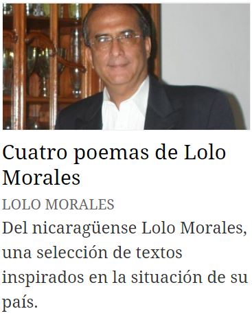 Cuatro Poemas de Lolo Morales