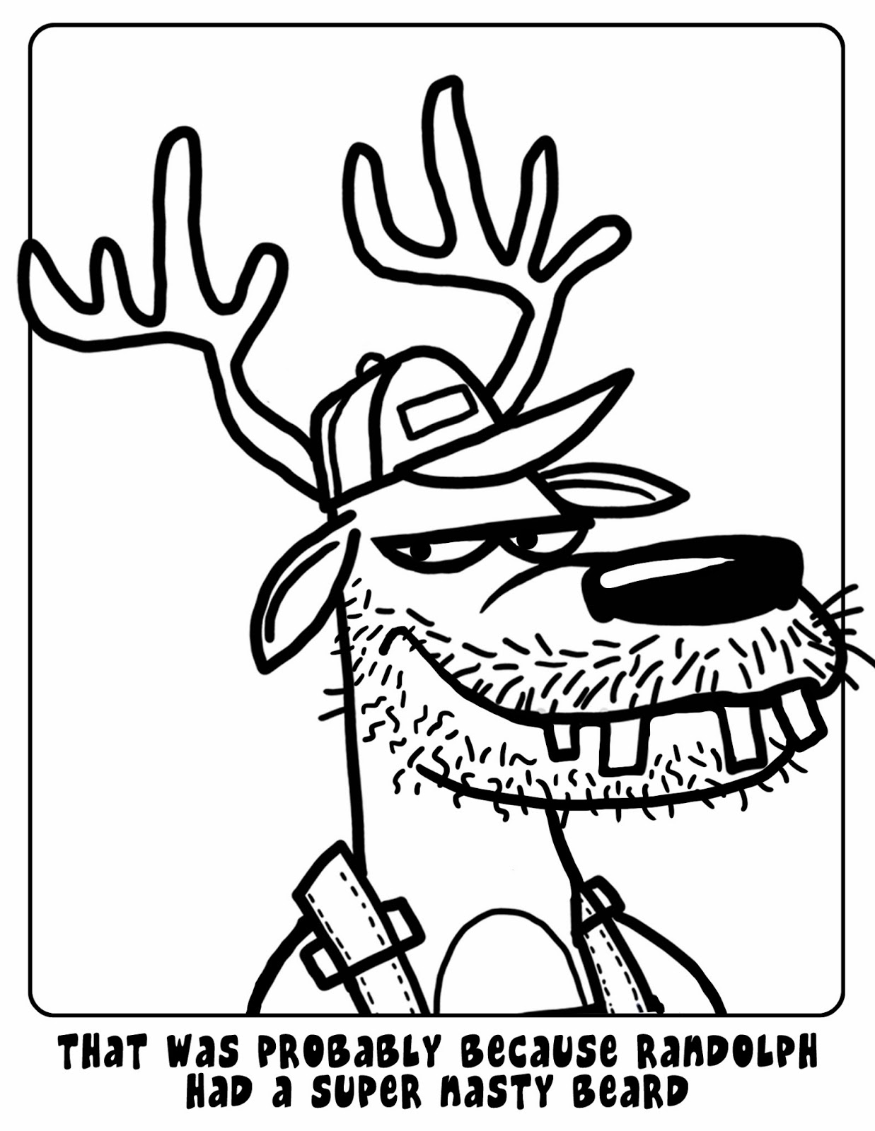 I Drew A Horse Once Randolph The Redneck Reindeer i-drew-a-horse-once-randolph-the-redneck-reindeer