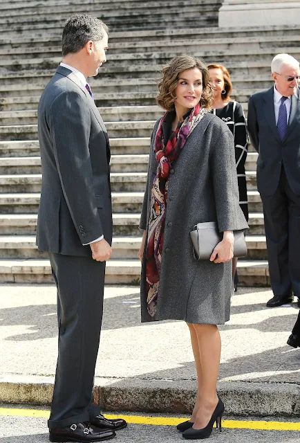 King Felipe and Queen Letizia attended the opening of the exhibition 'Miguel de Cervantes the Myth of Life at National Library