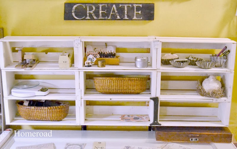 Craft Room with Unique Storage Ideas