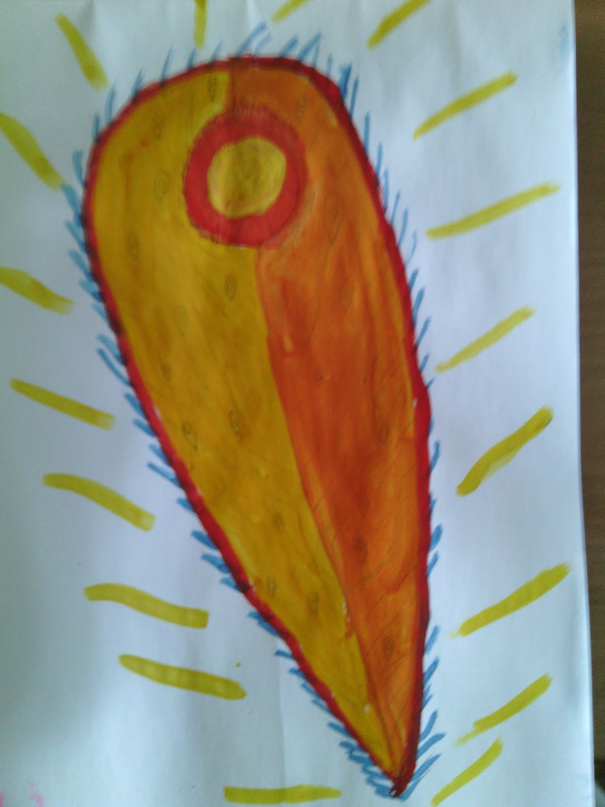 Перо жар птицы рисунок второй класс