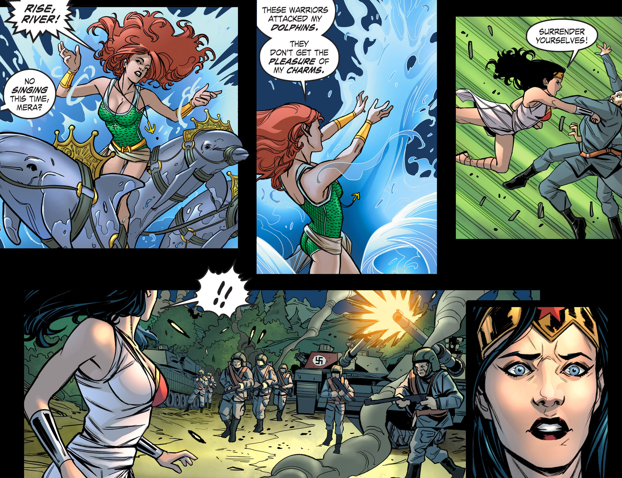 Read online DC Comics: Bombshells comic -  Issue #9 - 18