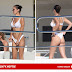 BELLA HADID SE AJUSTA EL BIKINI EN UN YATE DE LUJO